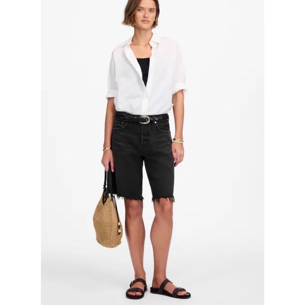 Madewell The Essex Long Baggy Shorts Women’s Size 31